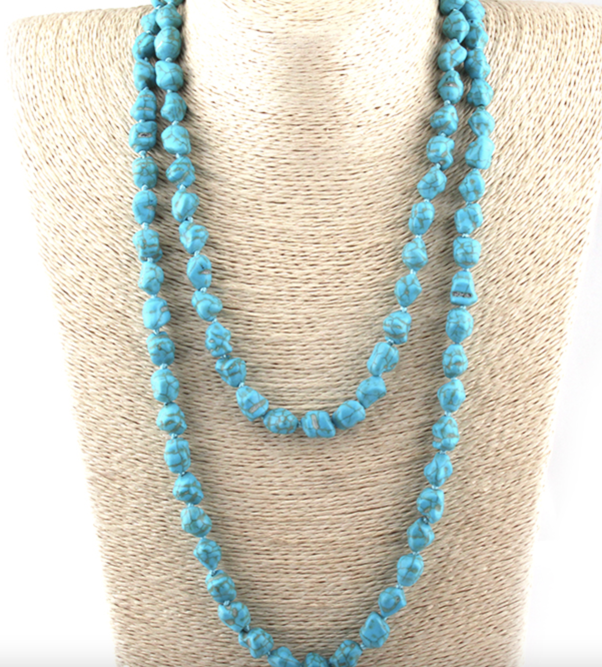 Turquoise Bead Necklace