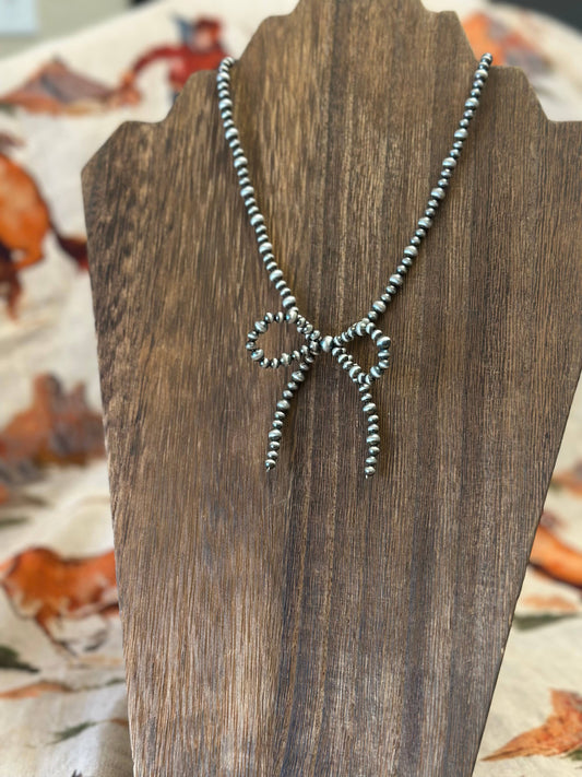 #006 Original Sterling Pearl Bow