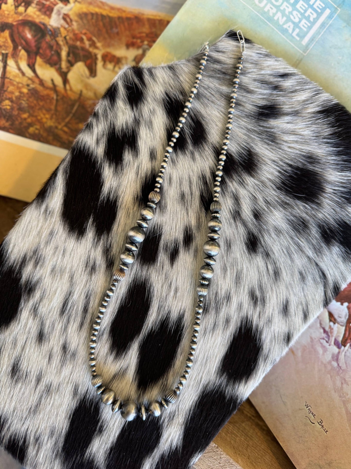 #014 Graduated Mixed Sterling Pearls