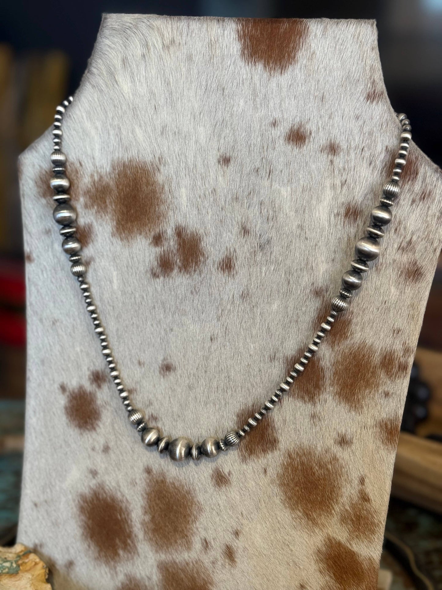 #014 Graduated Mixed Sterling Pearls