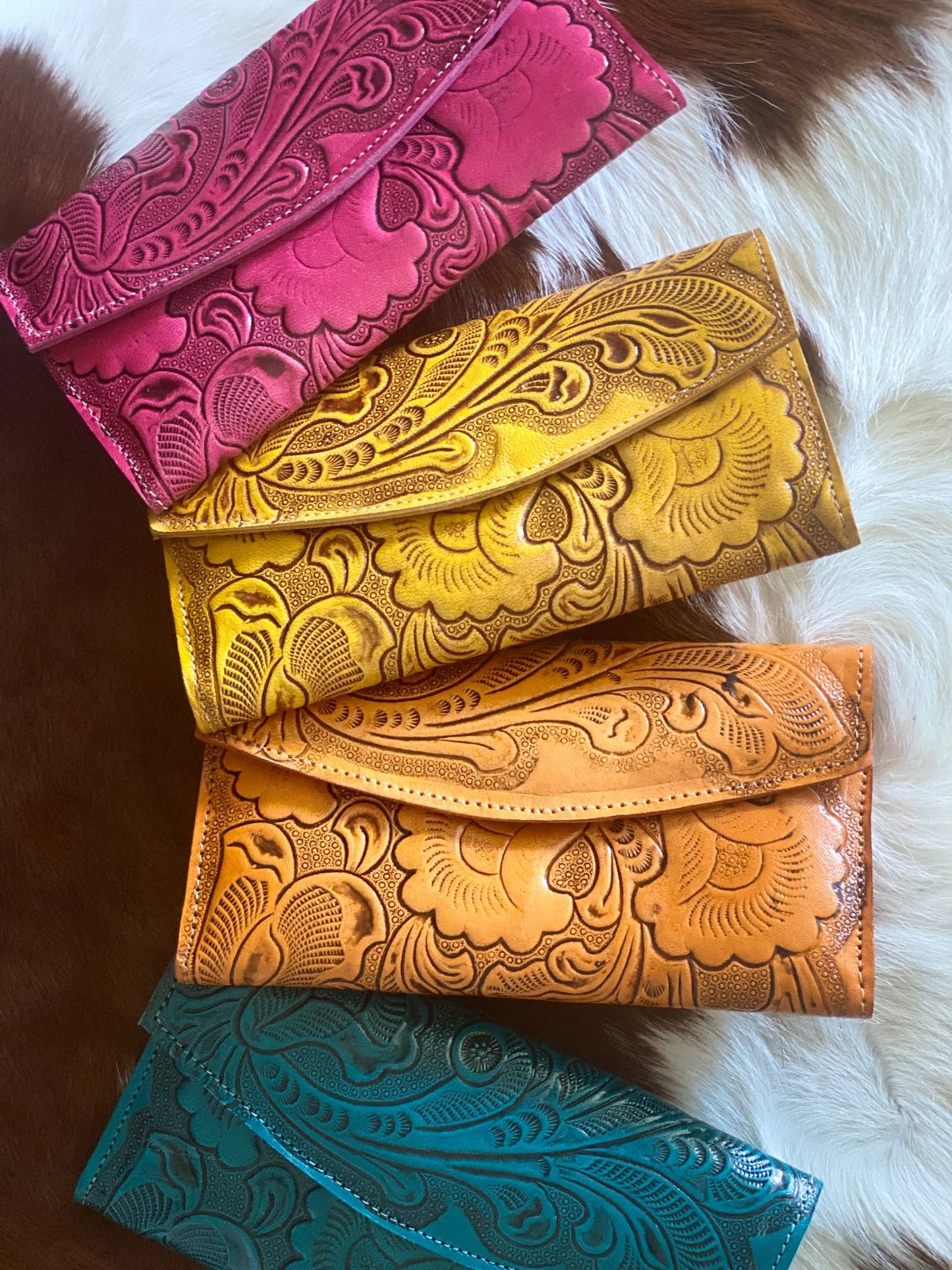 Leather Handtooled Wallet | Handcrafted