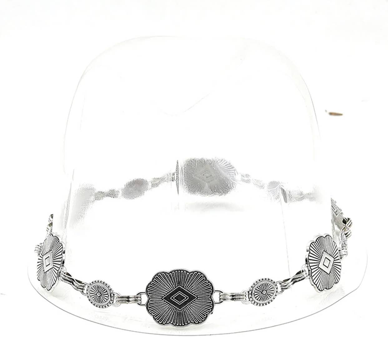 Metal Concho Hat Band